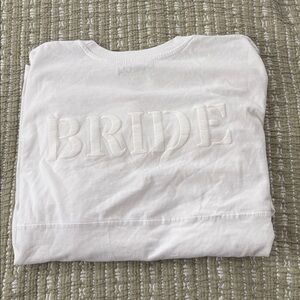 oversized BRIDE long sleeve